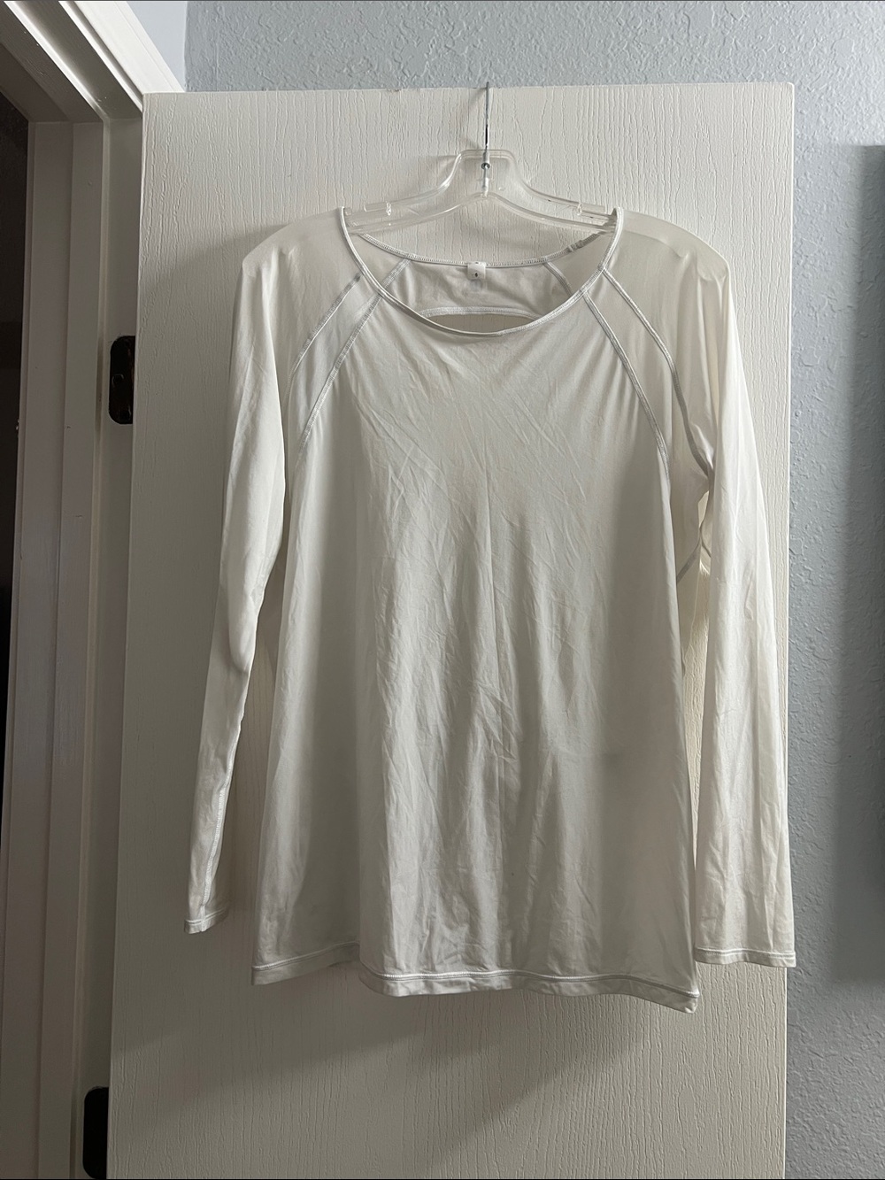 lululemon athletica White Long Sleeve Crew Top